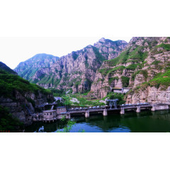 门头沟珍珠湖风景图