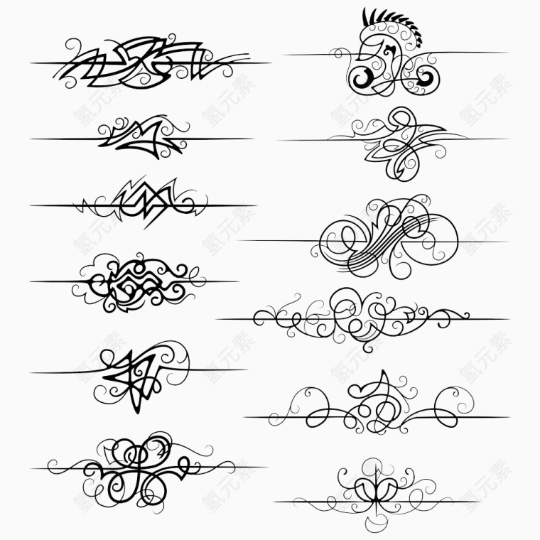 矢量经典花纹
