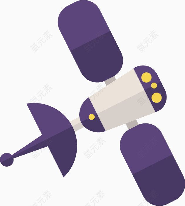 矢量创意设计航天卫星图标
