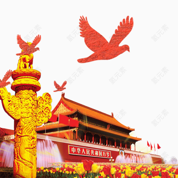 天安门华表素材下载