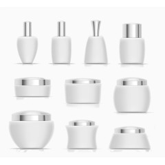 白色瓶子免抠素材