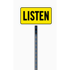 黄色施工警示牌