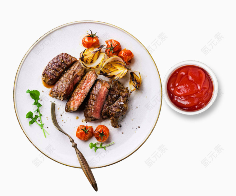 美味西餐牛排免抠素材