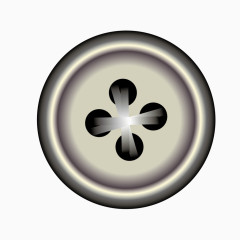 白色光泽塑料矢量旗袍纽扣