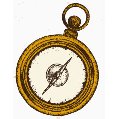 矢量装饰斑驳指南针儿