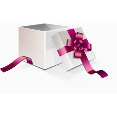 矢量手绘打开的礼盒