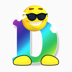 字母表 英语 微笑