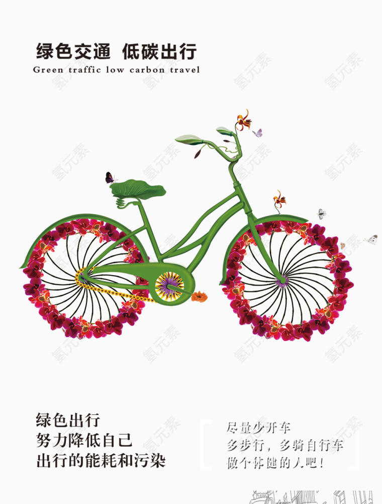 公益广告绿色交通低碳出行