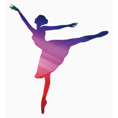 舞蹈员剪影