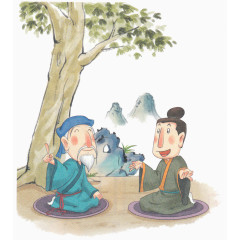 论语人物插画