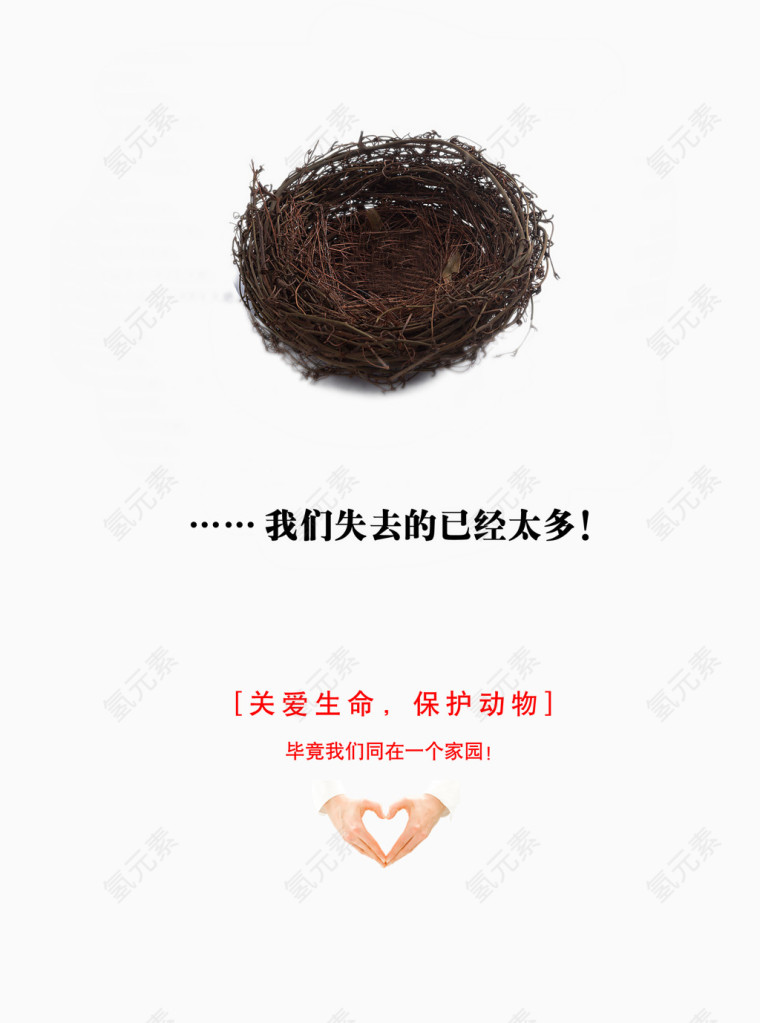 保护动物公益海报设计