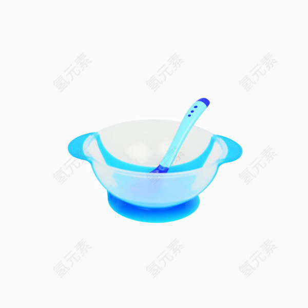 安配儿童餐具套装-蓝色