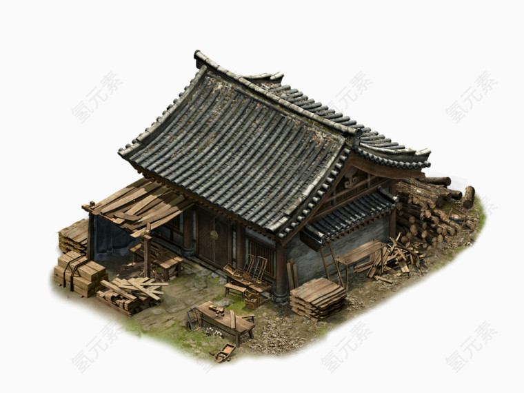 中国风游戏场景建筑