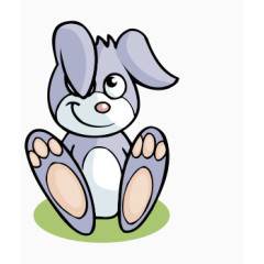 卡通兔子大耳朵