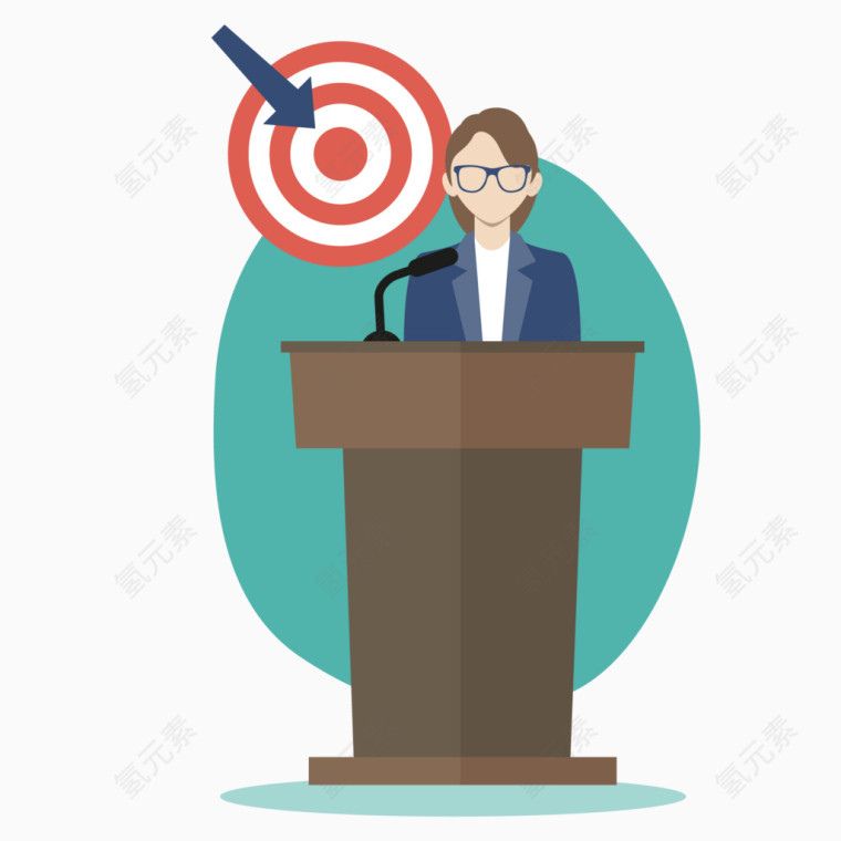 商务演示人物