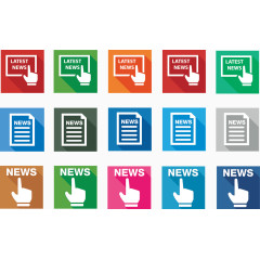 矢量新闻图标集