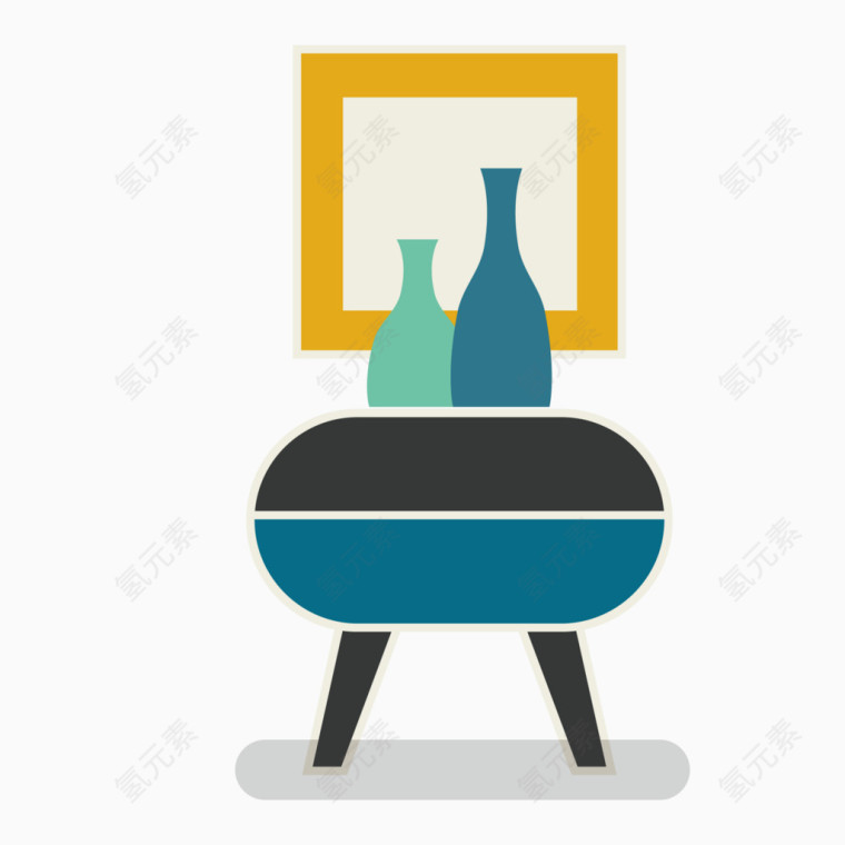 精美家具设计矢量素材