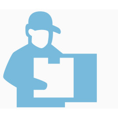 矢量快递物流配送包裹