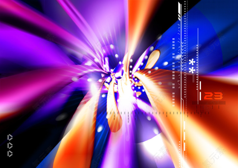 科技未来 分层 炫彩