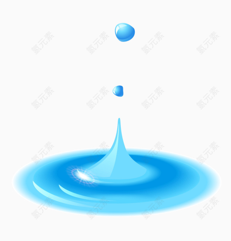 溅汁创意设计矢量素材