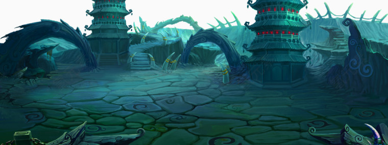 横版游戏场景地图