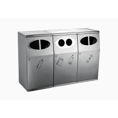 室外铁质垃圾桶