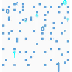 小方块数字科技背景