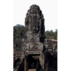 柬埔寨巴戎寺风景