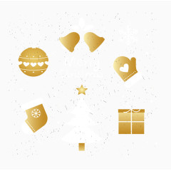 渐变圣诞节素材