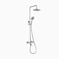 全铜智能恒温花洒