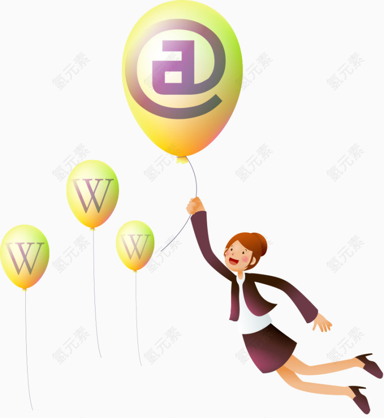 矢量 韩国风格 商务网络