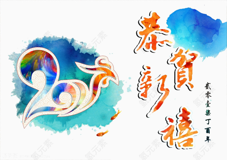 春节中国风鸡年