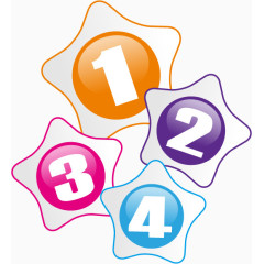 矢量星星分类元素