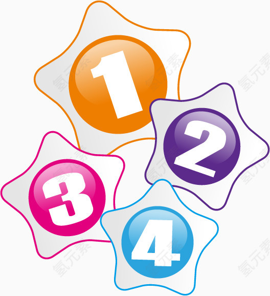 矢量星星分类元素