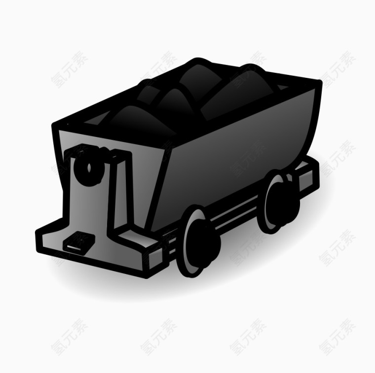矢量卡通工具标签