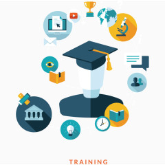 扁平化教育元素