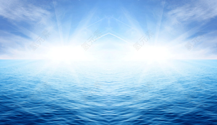 天空海洋背景