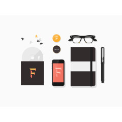 平版面编排-文具用品2