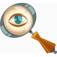 矢量创意放大镜