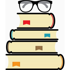 简约阅读矢量元素