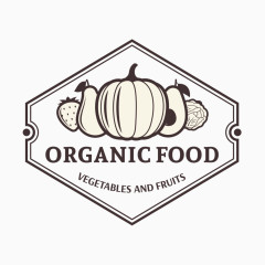 黑白标签  水果蔬菜