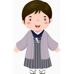 卡通人物服装民族素材