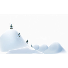 雪天冬季雪域素材