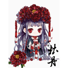 日系和风牡丹仙子