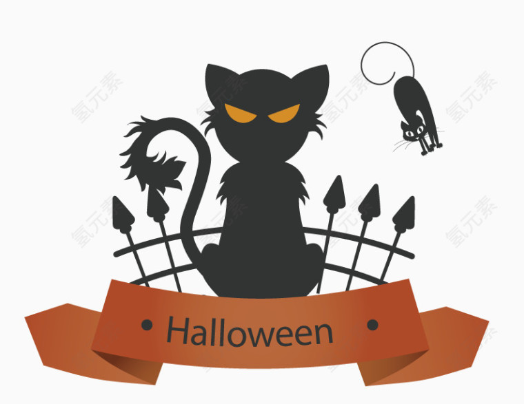 黑色的猫