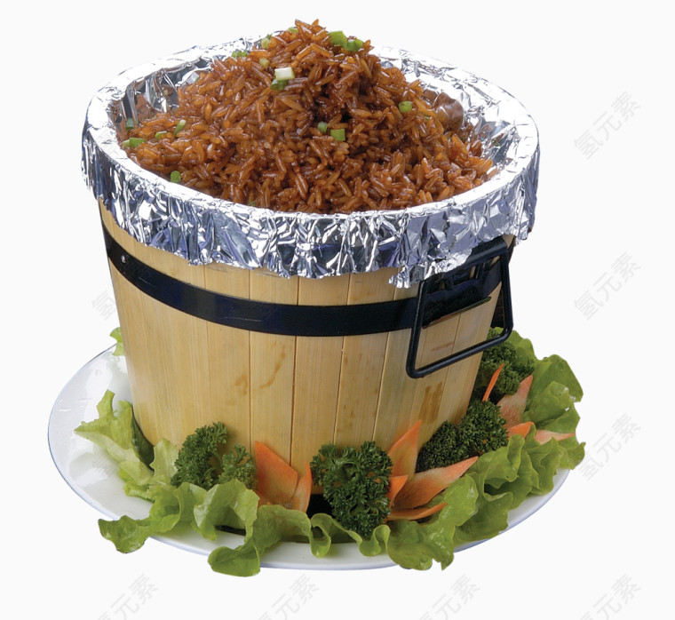 木桶酱油炒饭