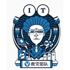 IT岗位手绘