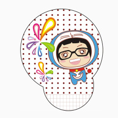 哆啦a梦菜菜可爱鼠标垫