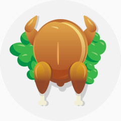 矢量鸡肉