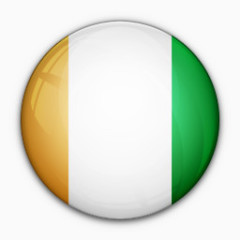 科特迪瓦科特迪瓦国旗对世界标志图标